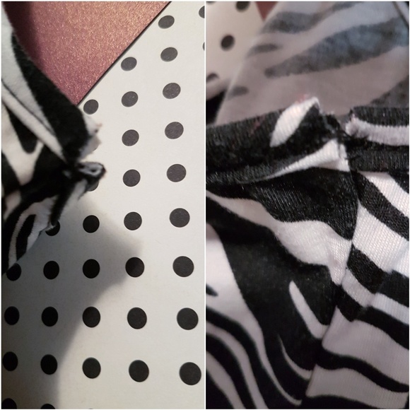 Zebra Print Sleeveless Shift Dress - Picture 3 of 4